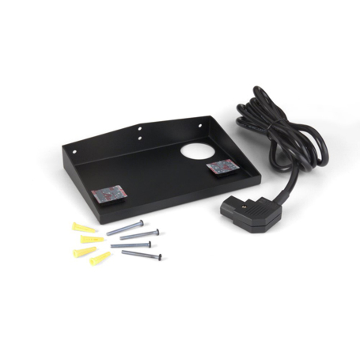 Kit, Universal Desk Charger Wall Bracket, Incl. Wall Bracket Assembly, Mounting Hardware Kit, 6' Detachable Right Angle Power Cord (1/EA) by Hillrom/Welch Allyn  ID 71420